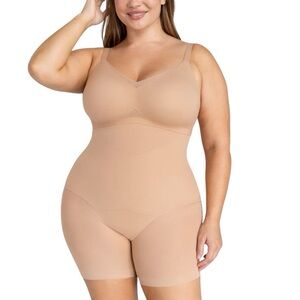 Honeylove The Super Power Short Size 2X Sand NWT Shape Wear Support Compression